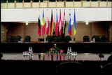 Зал засідань, де відбувався саміт президентів